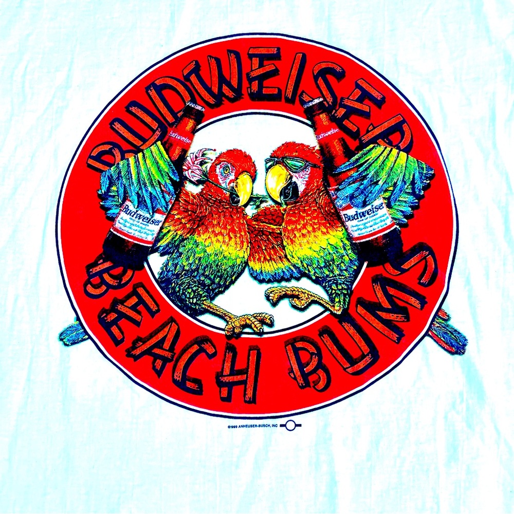 Vintage 1999/2000 Budweiser Beer Nature Graphic Tee Size XL